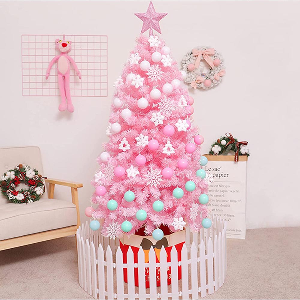 Pink artificial pine - in several sizes - 120 cm-3