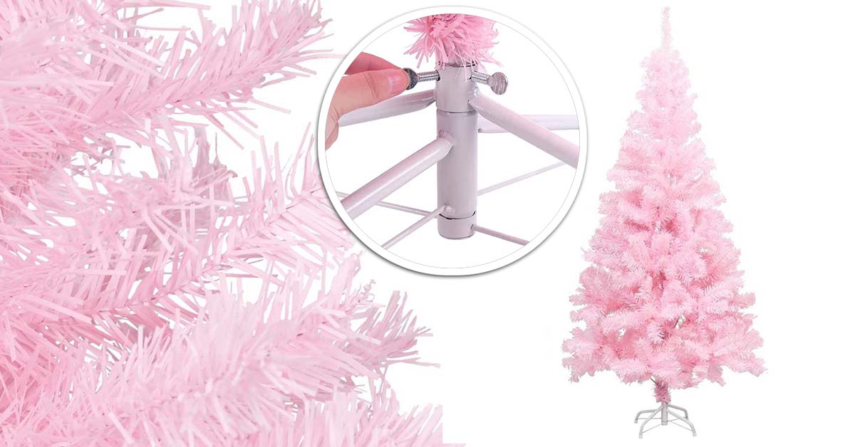 Pink artificial pine - in several sizes - 120 cm-4